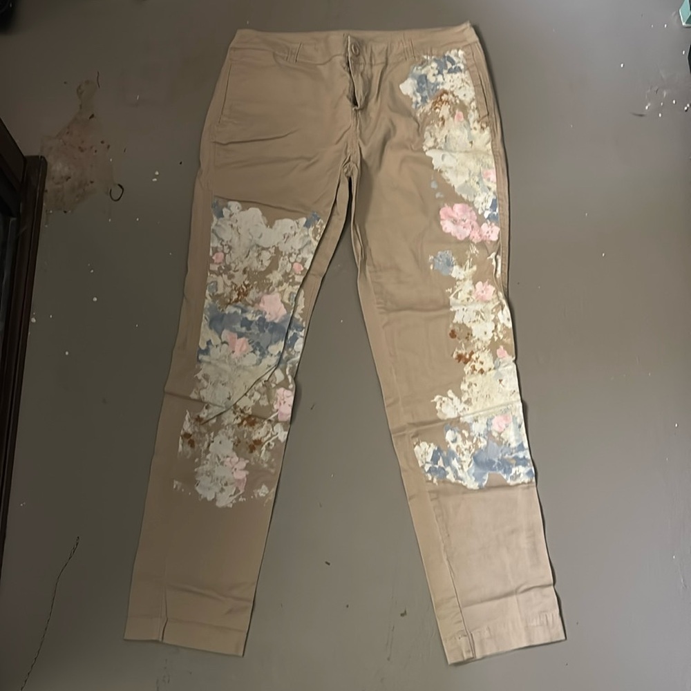 women’s soho khaki boyfriend pants